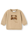 Name It Baby Boy Salt Long Sleeve Sweater, Weathered Teak