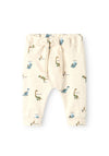 Name It Baby Boy Dinos Print Pant, Peyote Melange