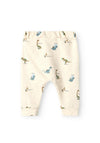 Name It Baby Boy Dinos Print Pant, Peyote Melange