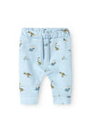 Name It Baby Boy Dinos Print Pant, Celestial Blue
