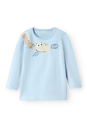 Name It Baby Boy Dalton Long Sleeve Top, Blue