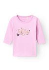 Name It Baby Girl Leviva Long Sleeve Top, Pastel Lavender