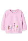 Name It Baby Girl Kamine Long Sleeve Sweater, Pastel Lavender