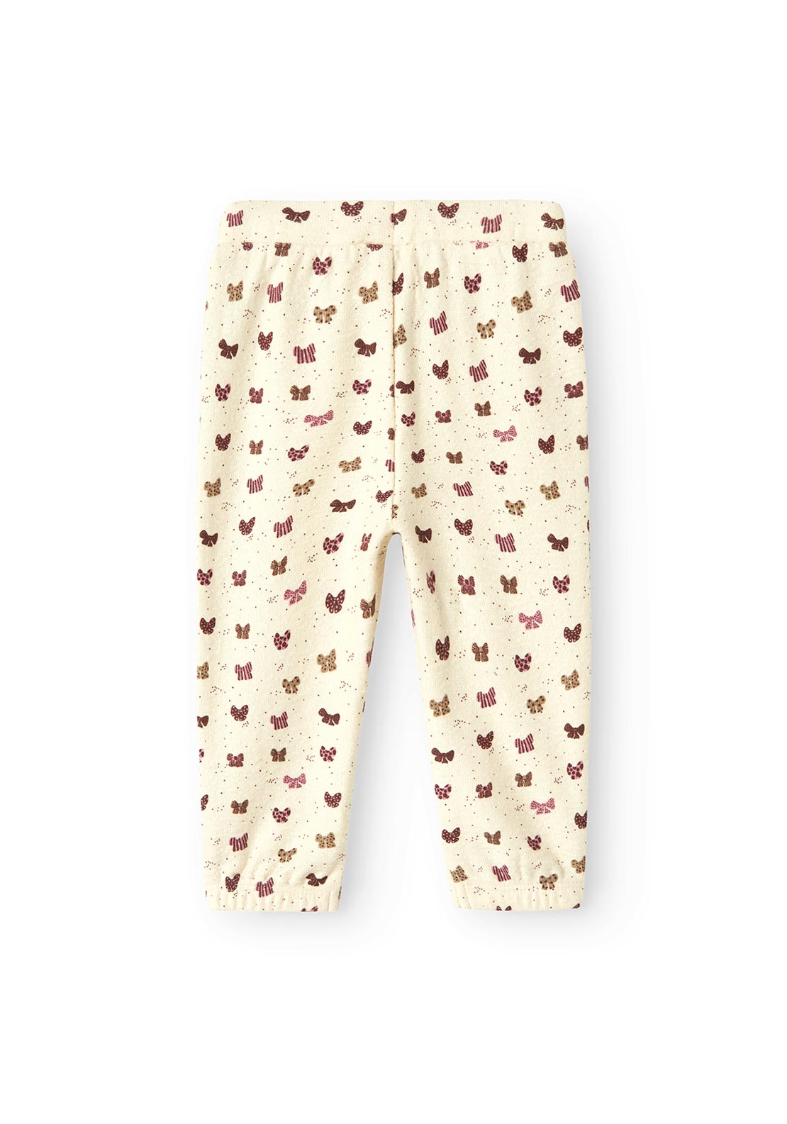 Name It Baby Girl Ribbon Print Pant, Summer Sand