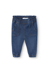 Name It Baby Girl Rose Jeans, Dark Blue Denim