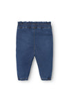 Name It Baby Girl Rose Jeans, Dark Blue Denim