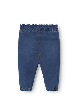 Name It Baby Girl Rose Jeans, Dark Blue Denim