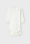 Name It Baby Girl Dia Long Sleeve Body, Cloud Dancer