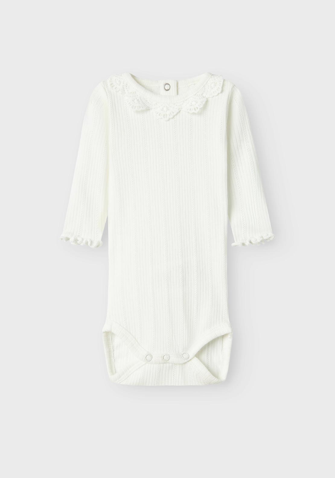 Name It Baby Girl Dia Long Sleeve Body, Cloud Dancer