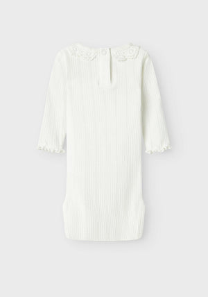 Name It Baby Girl Dia Long Sleeve Body, Cloud Dancer