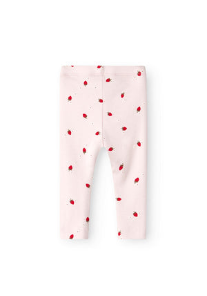 Name It Baby Girl Filly Fruit Legging, Light Lilac