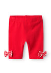 Name It Baby Girl Funny Capri Legging, Chinese Red