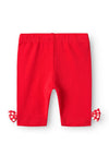 Name It Baby Girl Funny Capri Legging, Chinese Red