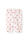 Name It Baby Girl Fisina Heart Pant, Light Lilac