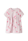Name It Baby Girl Vandora Watermelon Print Dress, Pink