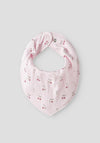 Name It Baby Girl Cherry Scarf Bib, Pink