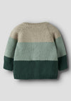 Name It Baby Boy Noller Long Sleeve Knit Cardigan, Green