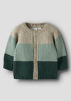 Name It Baby Boy Noller Long Sleeve Knit Cardigan, Green
