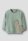 Name It Baby Boy Nixen Long Sleeve Sweater, Green