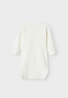 Name It Baby Girl Unicorn Long Sleeve Body, White