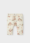 Name It Baby Girl Unicorn Print Sweatpants, Beige