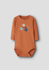 Name It Baby Boy Vroels Long Sleeve Body, Orange