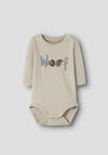 Name It Baby Boy Vroels Long Sleeve Body, Beige