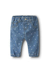 Name It Baby Boy Ben Anchor Jeans, Blue
