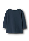 Name It Baby Boy Flop Long Sleeve Top, Navy