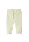 Name It Baby Girl Frill Cuff Trouser, Yellow
