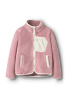 Name It Kid Girl Matta Long Sleeve Fleece Jacket, Pink