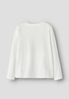 Name It Kid Girl Votea Long Sleeve Top, Cream