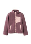 Name It Kid Girl Mattia Sherpa Long Sleeve Fleece, Pink