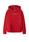 Name It Kid Girl Lilken Long Sleeve Hoodie, Red