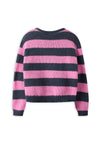 Name It Kid Girl Lelia Stripe Knit Jumper, Pink