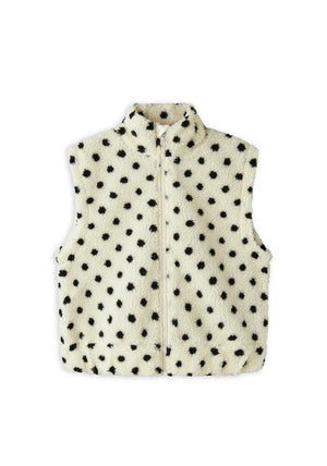 Name It Kid Girl Nolpo Teddy Gilet, Cream