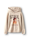 Name It Kid Girl Rycca Long Sleeve Hoodie, Beige