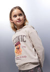 Name It Kid Girl Rycca Long Sleeve Hoodie, Beige