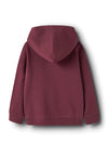 Name It Kid Girl Rycca Long Sleeve Hoodie, Wine