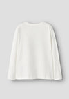 Name It Kid Girl Vosla Cherry Long Sleeve Top, White