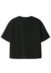 Name It Kid Girl Donela Short Sleeve Butterfly Tee, Black