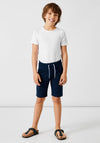 Name It Kid Boy Vermo Long Sweat Shorts, Navy