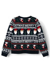 Name It Kid Boy Knit Christmas Jumper, Dark Sapphire