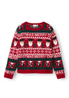 Name It Kid Boy Knit Christmas Jumper, Jester Red