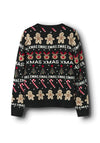 Name It Kid Boy Rasko Long Sleeve Christmas Jumper, Black