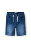 Name It Kid Boy Ryan Denim Short, Dark Blue