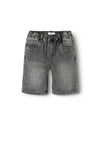 Name It Kid Boy Ryan Denim Short, Medium Grey