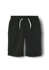 Name It Kid Boy Vermo Long Sweat Shorts, Black
