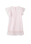Name It Kid Girl Faride Short Sleeve Dress, Pink