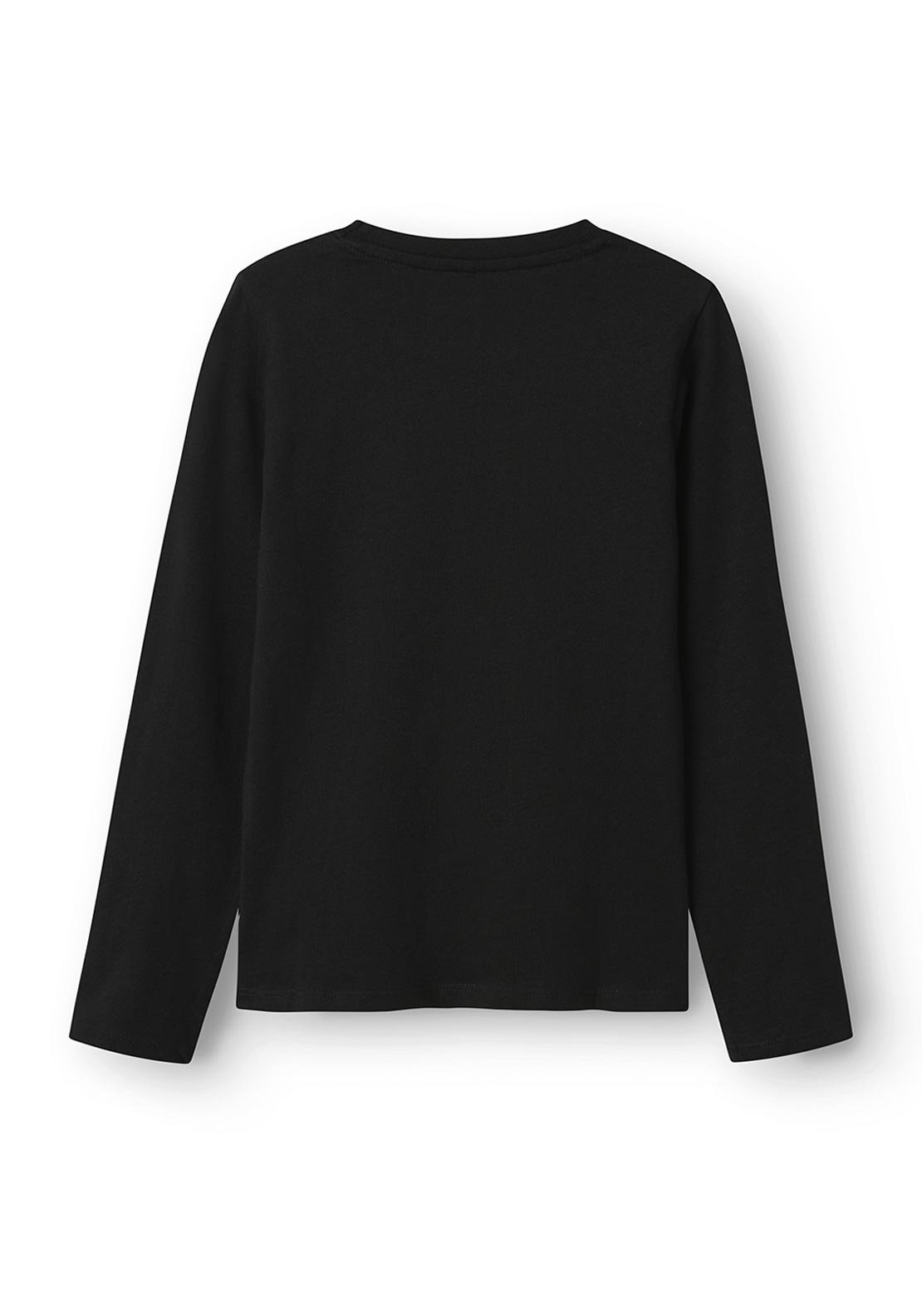 Name It Kid Girl Rekik Long Sleeve Top, Black